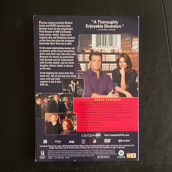 Castle The Complete Third Season DVD - Picture 2 of 2